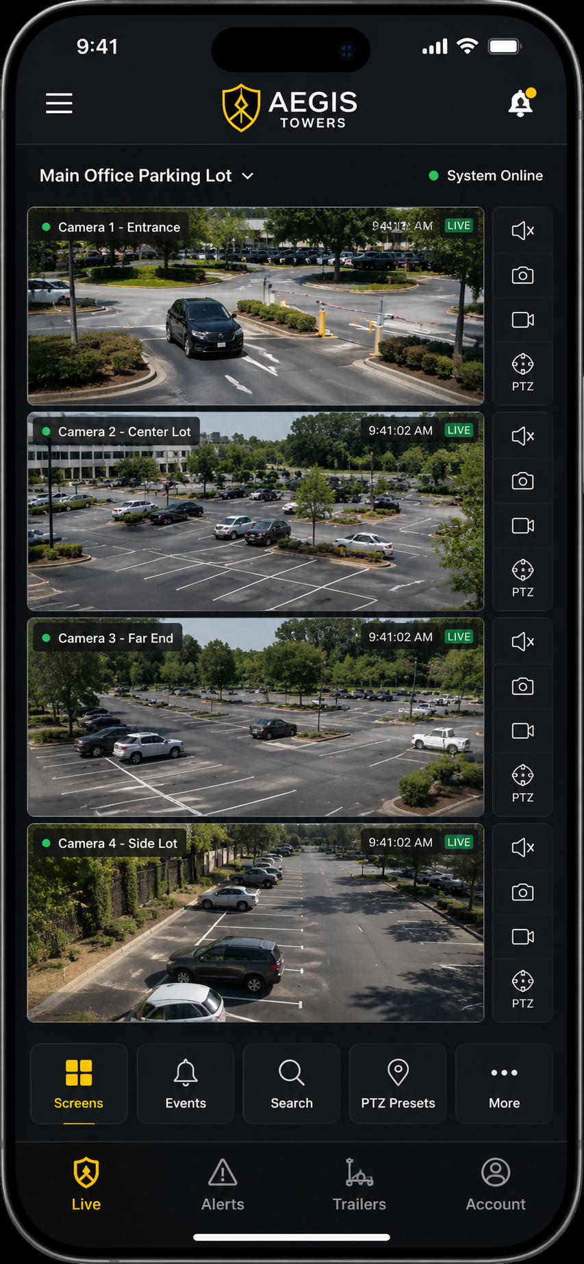 Live Camera View app screenshot